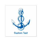 Anchor met Rope Zelfinktende Stempel (Design)