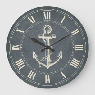 Anchor Nautical Grote Klok