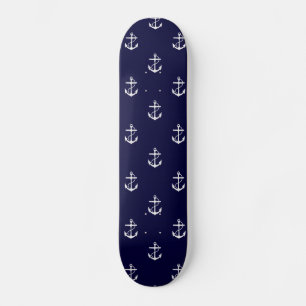 Anchor Nautical Personalized Skateboard