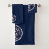 Anchor Nautical Seal Bad Handdoek (Insitu)