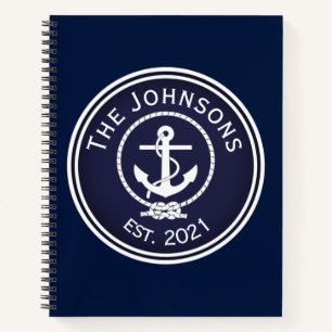 Anchor Nautical Seal Notitieboek