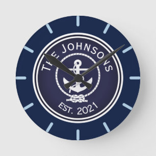 Anchor Nautical Seal   Ronde Klok