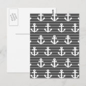 Anchor Pattern Briefkaart (Voorkant / Achterkant)
