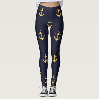 Anchor Pattern Leggings