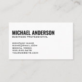 Anchor Pattern | Monogram Visitekaartje (Achterkant)