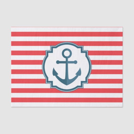 Anchor Pattern Tissuepapier (Voorkant)
