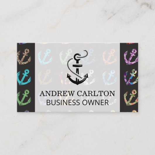 Anchor Pattern Visitekaartje (Voorkant)
