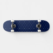 Anchor Polka Dots Pattern Skateboard (Horizontaal)