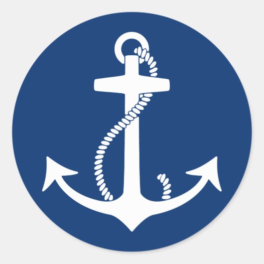 Anchor Ronde Sticker (Voorkant)
