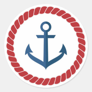 Anchor Ronde Sticker