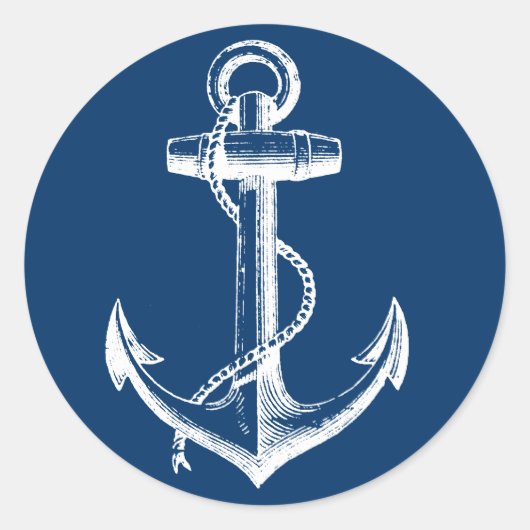 Anchor Ronde Sticker (Voorkant)