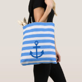 Anchor Stripes Blue & White Draagtas (Dichtbij)