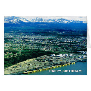 Anchorage Alaska Aerial Carte photo
