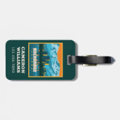 Anchorage, Alaska Bagagelabel (Achterkant horizontaal)