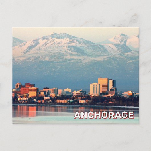 Anchorage, Alaska Briefkaart (Voorkant)