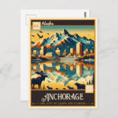 Anchorage, Alaska |  Briefkaart (Voorkant / Achterkant)
