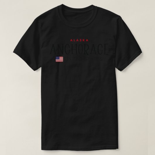 Anchorage Alaska États-Unis TShirt (Design devant)