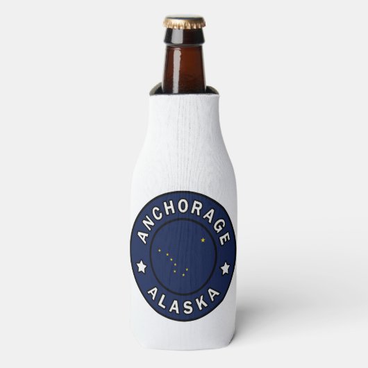 Anchorage Alaska Flesjeskoeler (Fles Voorkant)