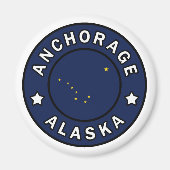 Anchorage Alaska Magneet (Voorkant)
