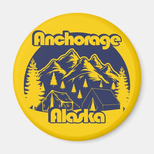 Anchorage Alaska Magneet (Voorkant)