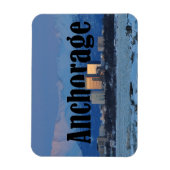 Anchorage Alaska Magnet Magneet (Verticaal)