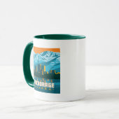 Anchorage, Alaska Mok (Voorkant links)