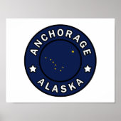 Anchorage Alaska Poster (Voorkant)