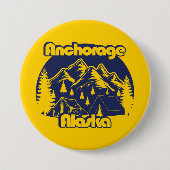 Anchorage Alaska Ronde Button 7,6 Cm (Voorkant)