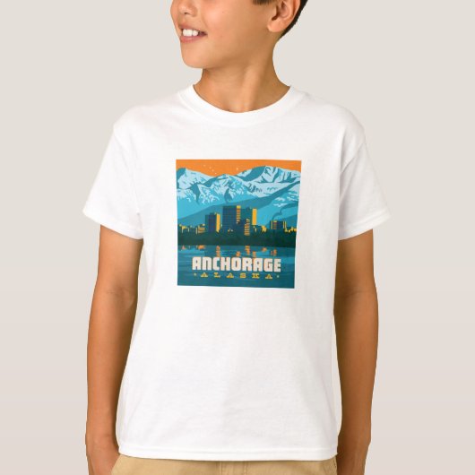 Anchorage, Alaska T-shirt (Voorkant)