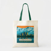 Anchorage, Alaska Tote Bag (Voorkant)