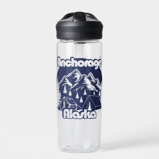 Anchorage Alaska Waterfles (Voorkant)