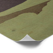 Anchorage Chugach Mountain Poster Vintage voyage (Coin)