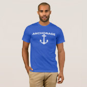 Anchorage - T-shirt de football masculin de l'Alas (Devant entier)