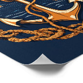 Anchored Resolve” Tee Poster (Hoek)