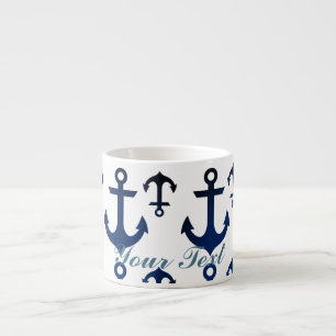 Anchors Ahoy Nautical Espresso Kop