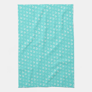 Anchors Away Kitchen Towel in Seafoam Theedoek