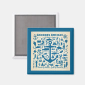 Anchors Aweigh. Magneet (Voorkant / Achterkant)
