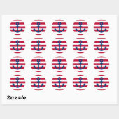 Anchors Aweigh Ronde Sticker (Vel)