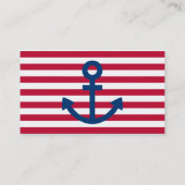 Anchors Aweigh Visitekaartje (Achterkant)