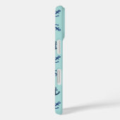 Anchors Summer Case-Mate iPhone Case (Achterkant / Rechts)