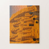 Ancien Abou Simbel Sacré Puzzle Or (Vertical)