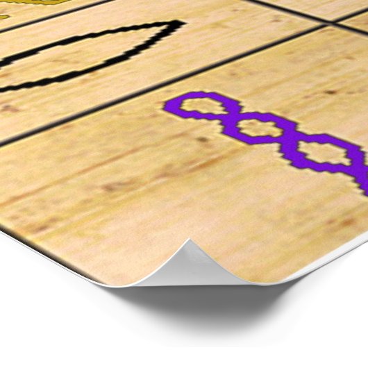 Ancien alphabet Poster (Coin)