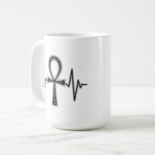 Ancien Ankh Mystique Mug Blanc (Devant gauche)