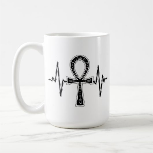 Ancien Ankh Mystique Mug Blanc (Gauche)