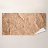 Ancien arrière - plan en tissu marron (Serviette de bain)