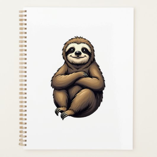 Ancien Art de Paresseux Imprimé Graphique Vintage  (Devant)