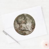 Ancien Autocollant Romain (Enveloppe)