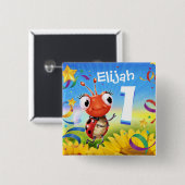 Ancien badge d'anniversaire personnalisé Gamme Lit (Devant & derrière)