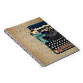 Ancien Carnet de machine à écrire (Côté Droit)