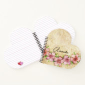 Ancien Carnet de papier peint floral (Intérieur)